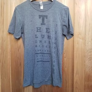 The Lumineers vision test band tee